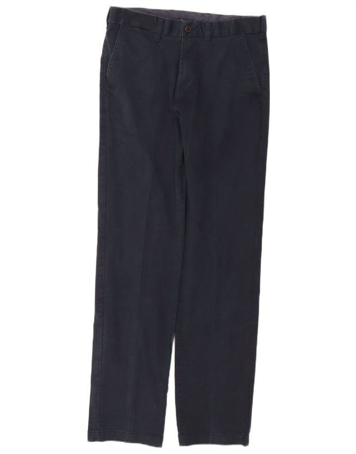 Marks & Spencer Mens Heritage Regular Chino Trousers W32 L33 Navy Blue