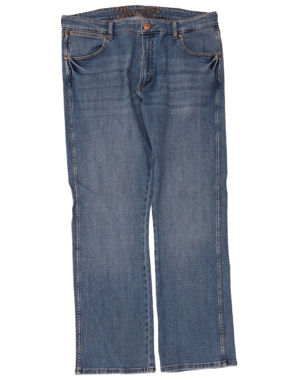 Wrangler Mens Texas Straight Jeans W38 L32 Blue