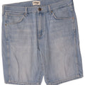 WRANGLER Mens Denim Shorts W33 Medium Blue Cotton