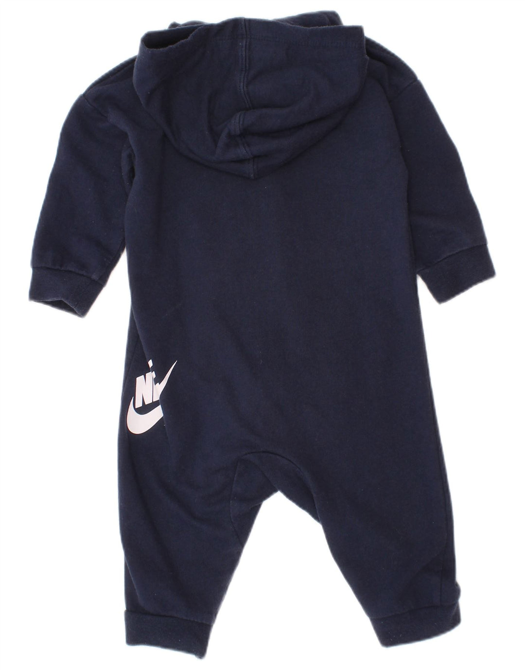 Nike Baby Boys Graphic Hooded Jumpsuit 6-9 Months Navy Blue