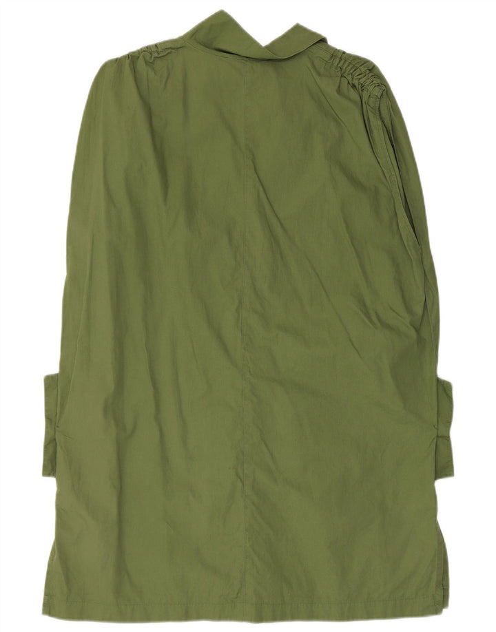 Luisa Spagnoli Womens Pullover Shirt Dress IT 46 Large Green