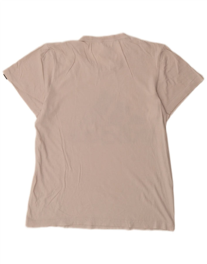 Adidas Mens Graphic T-Shirt Top Small White Cotton