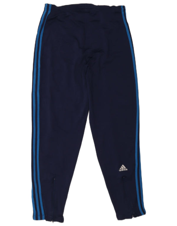 Adidas Mens Tracksuit Trousers Medium  Navy Blue Polyester