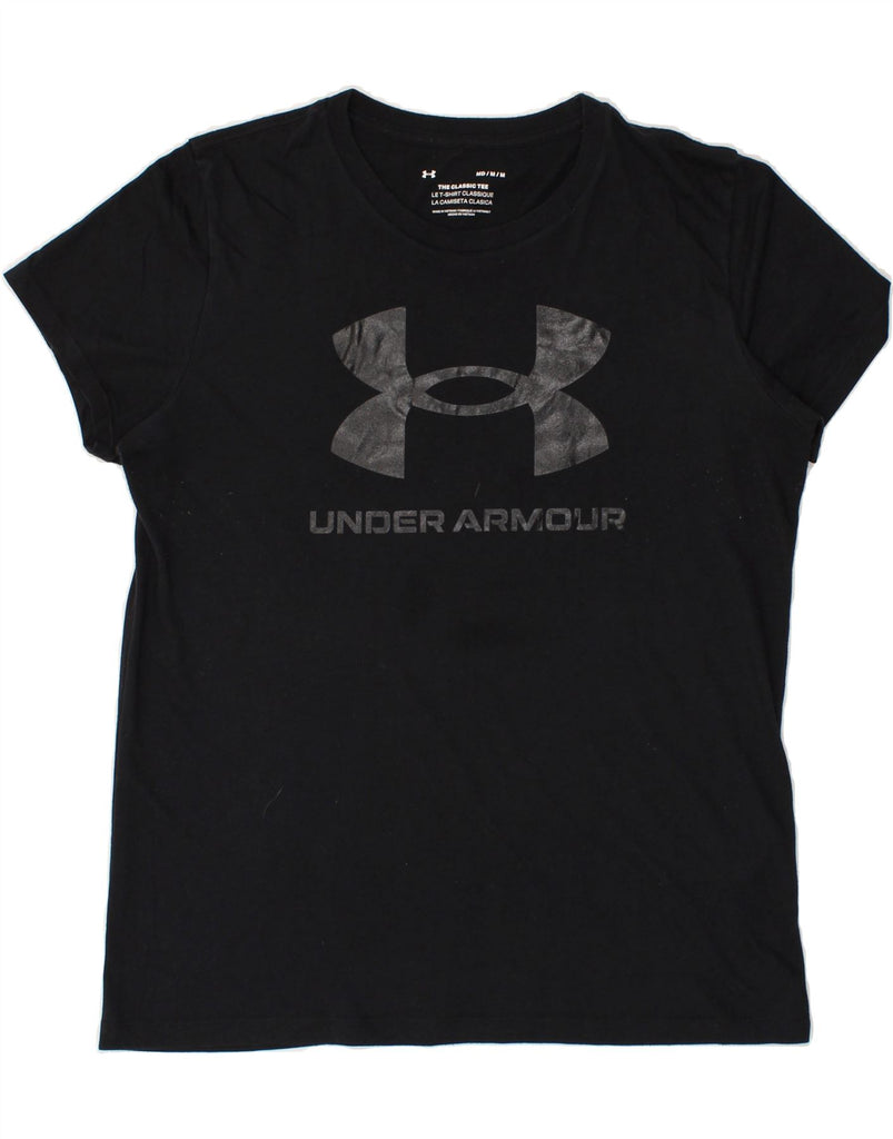 UNDER ARMOUR Mens The Classic Graphic T-Shirt Top Medium Black Cotton | Vintage Under Armour | Thrift | Second-Hand Under Armour | Used Clothing | Messina Hembry 