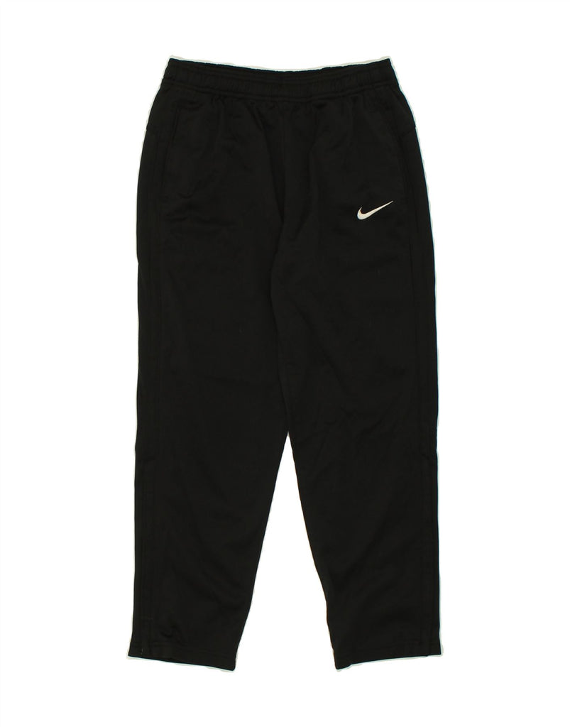 NIKE Boys Graphic Tracksuit Trousers 10-11 Years Medium  Black Polyester | Vintage Nike | Thrift | Second-Hand Nike | Used Clothing | Messina Hembry 