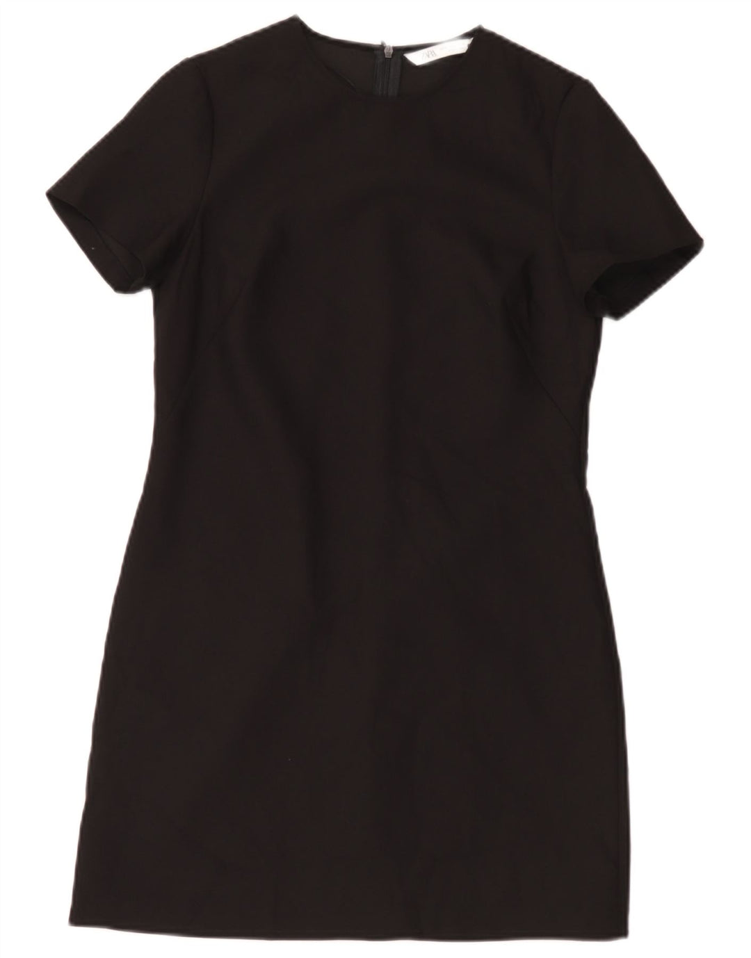 Zara Womens Sheath Dress UK 12 Medium Black Polyester