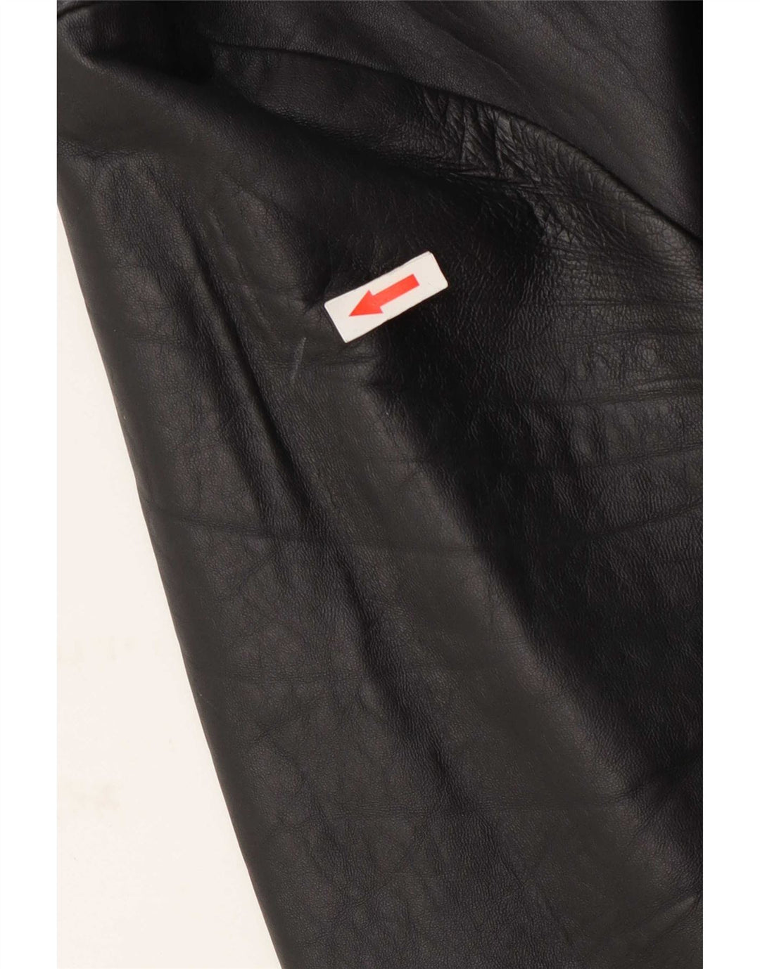 Vintage Mens 2 Button Leather Blazer Jacket UK 38 Medium Black