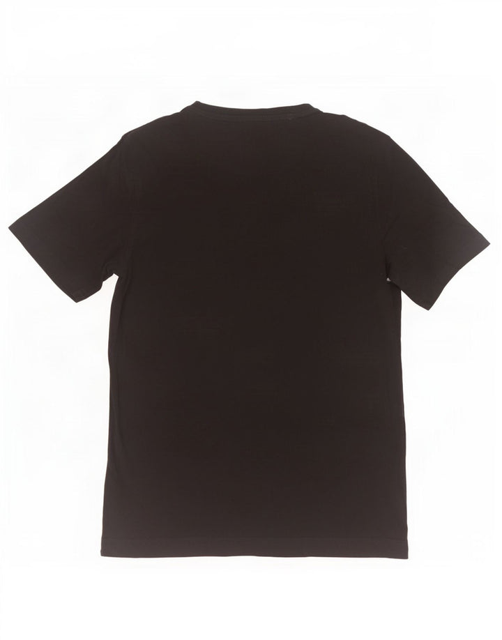 Dack's Mens Graphic T-Shirt Top Small Black Cotton