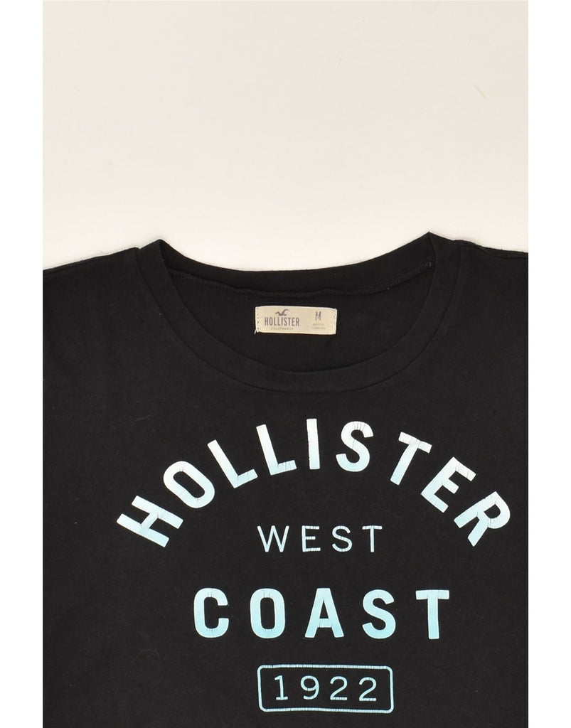 HOLLISTER Womens Graphic T-Shirt Top UK 12 Medium Black | Vintage Hollister | Thrift | Second-Hand Hollister | Used Clothing | Messina Hembry 