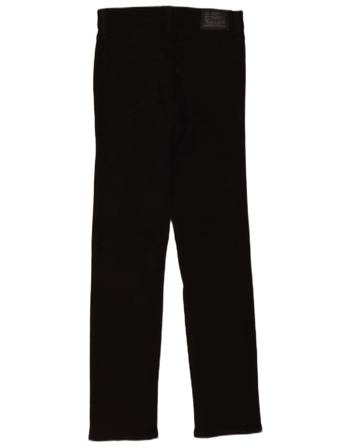 Levi's Womens 312 Shaping Slim Jeans W26 L30 Black Cotton