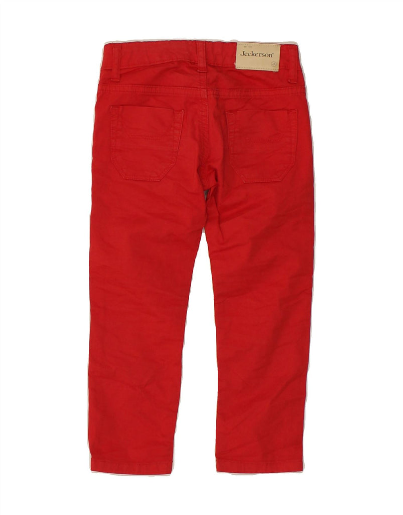 JECKERSON Baby Boys Straight Casual Trousers 18-24 Months W22 L16 Red | Vintage Jeckerson | Thrift | Second-Hand Jeckerson | Used Clothing | Messina Hembry 