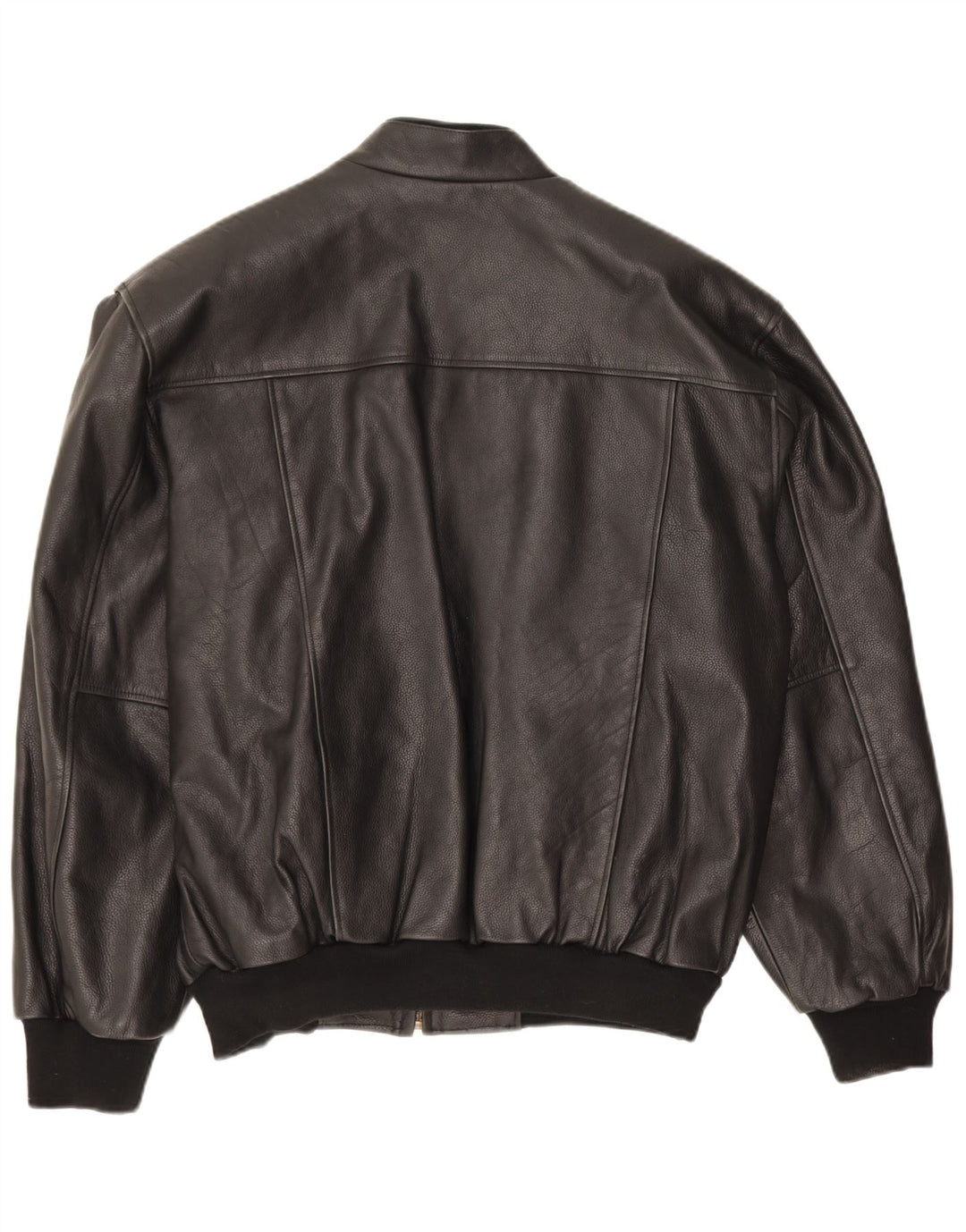 Vintage Mens Leather Jacket UK 42 XL Black