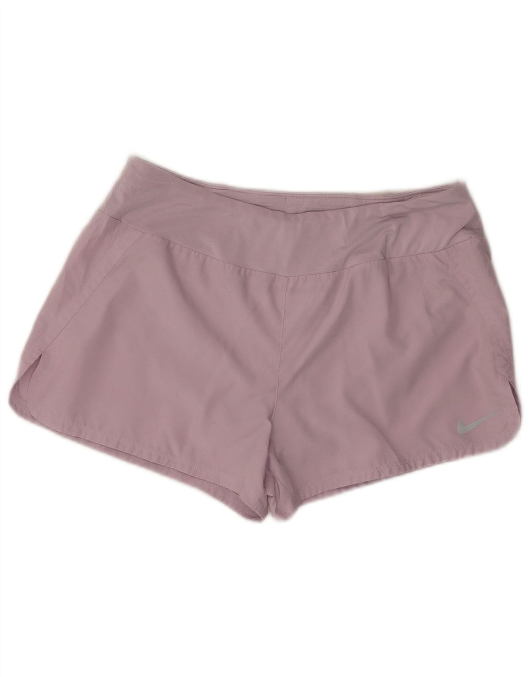 Nike Womens Dri Fit Sport Shorts UK 14 Large  Purple Polyester