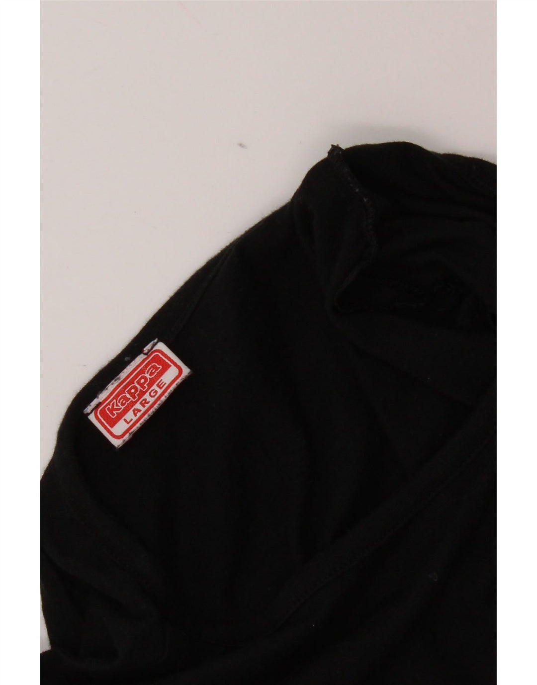 Kappa Mens Graphic T-Shirt Top Large Black