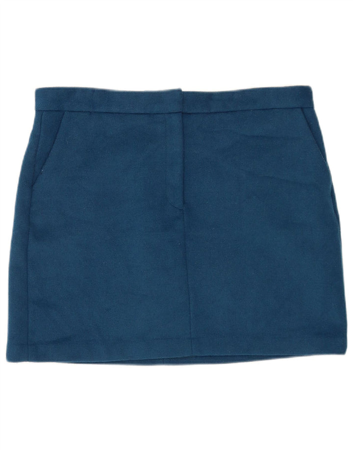 Marks & Spencer Womens Mini Skirt UK 18 XL W36  Blue Polyester