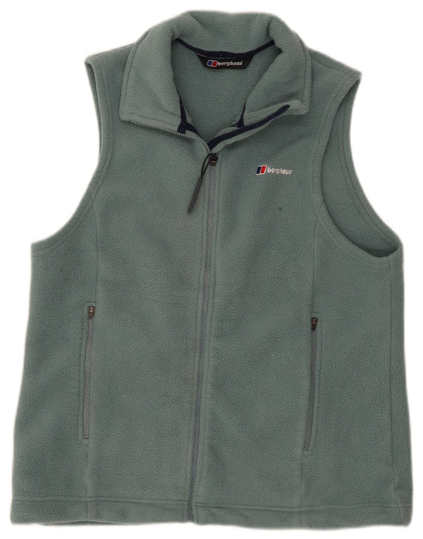 Berghaus Womens Fleece Gilet UK 12 Medium Blue Polyester