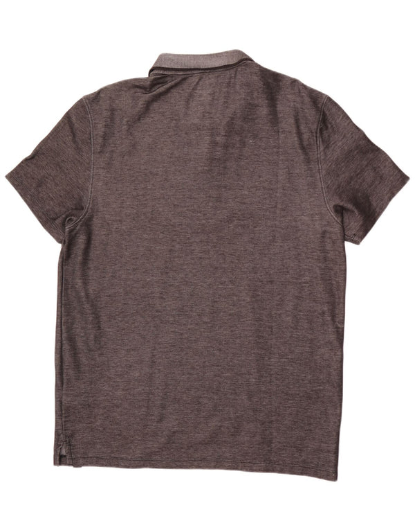 Calvin Klein Mens Polo Shirt XL Grey Flecked