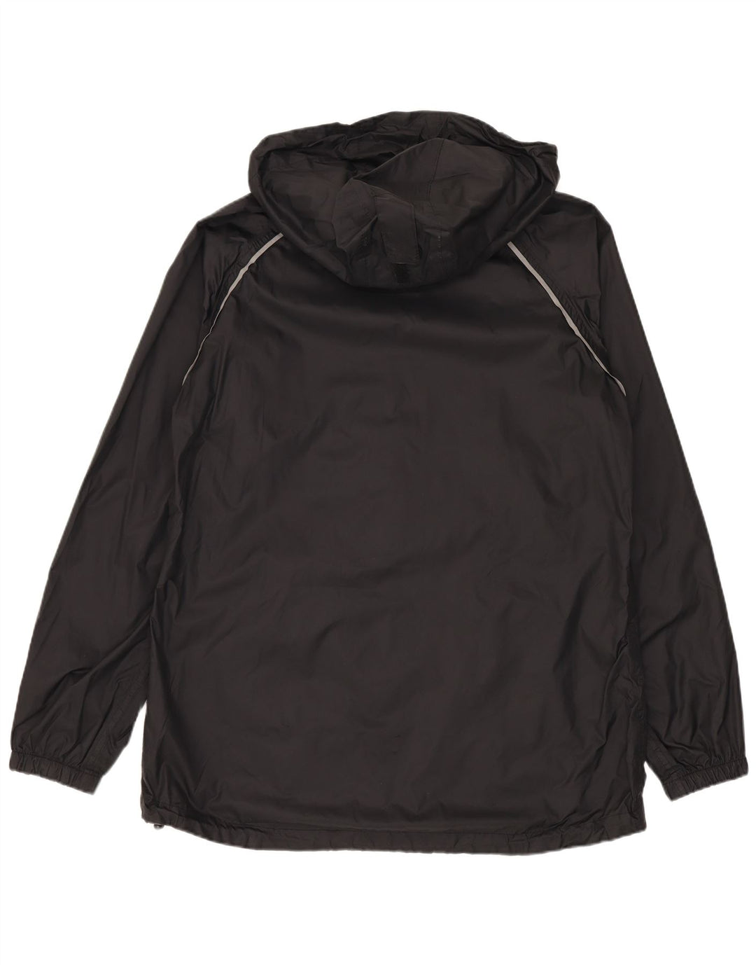 Mountain Warehouse Womens Hooded Rain Jacket UK 12 Medium Black Nylon