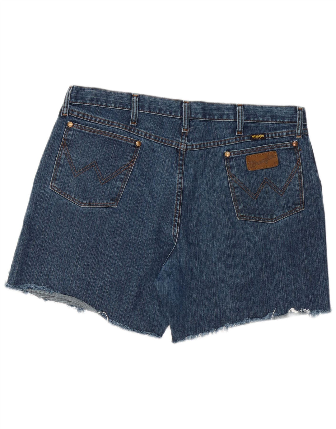 Wrangler Mens Denim Shorts W36 Large Blue Cotton