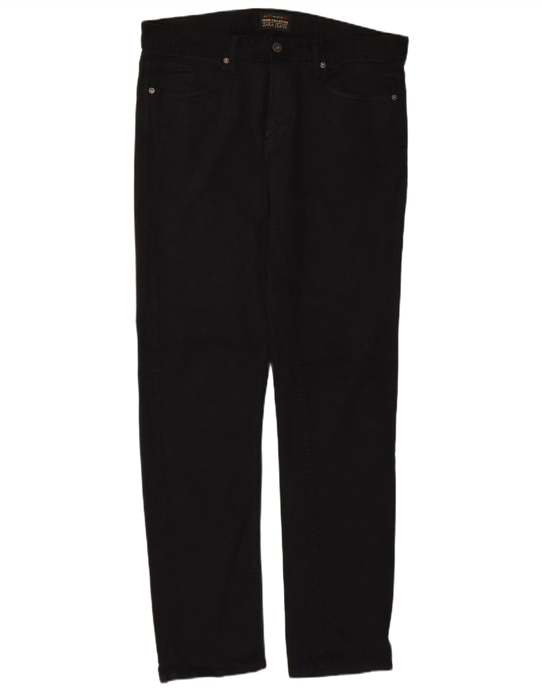 Zara Mens Slim Jeans W34 L33 Black Cotton