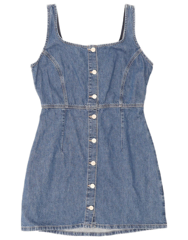 Tommy Hilfiger Womens Sleeveless Denim Dress UK 18 XL Blue Cotton