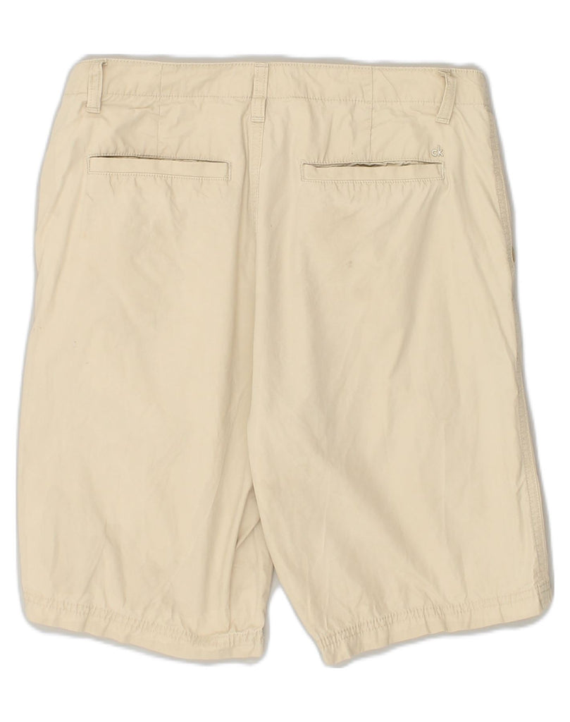 CALVIN KLEIN Womens Chino Shorts W30 Medium Beige Cotton | Vintage Calvin Klein | Thrift | Second-Hand Calvin Klein | Used Clothing | Messina Hembry 