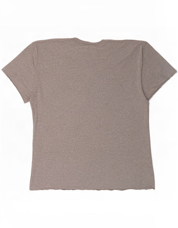 Vans Mens Classic Fit Graphic T-Shirt Top 2XL Grey Flecked Cotton