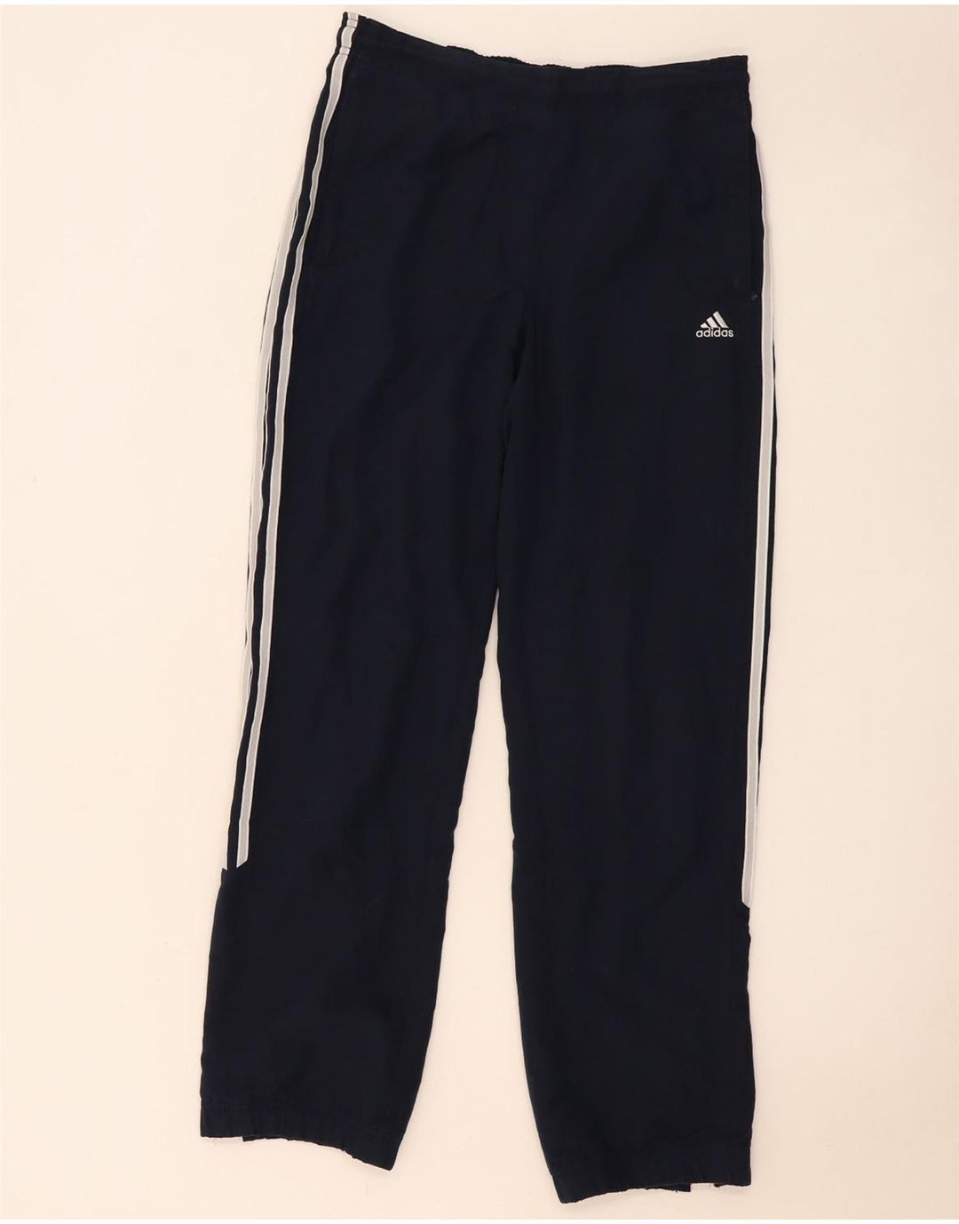 Adidas Womens Tracksuit Trousers Joggers UK 8 Small Navy Blue Polyester