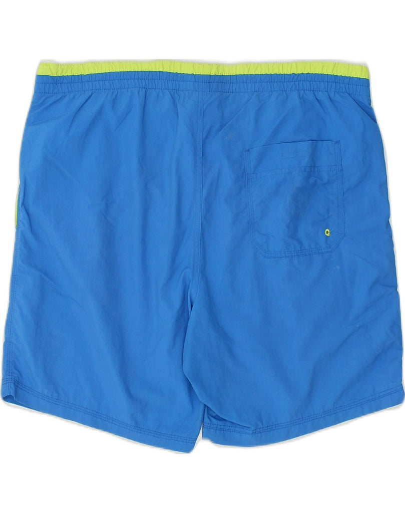 DIADORA Mens Sport Shorts XL Blue Nylon | Vintage Diadora | Thrift | Second-Hand Diadora | Used Clothing | Messina Hembry 