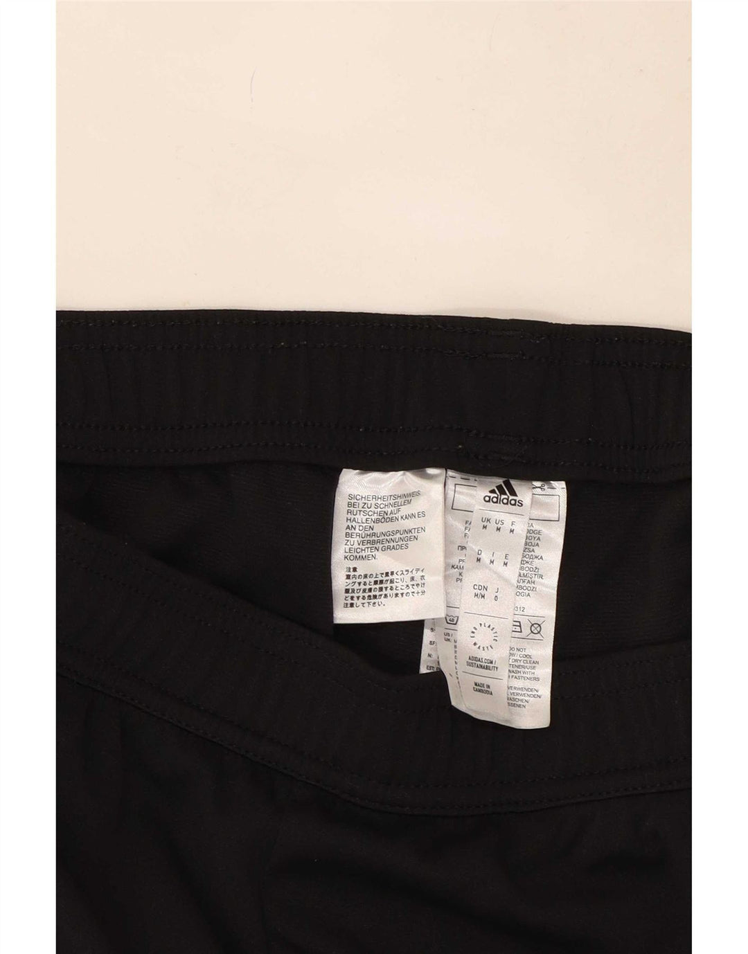 Adidas Mens Aeroready Tracksuit Trousers Medium Black Colourblock Polyester