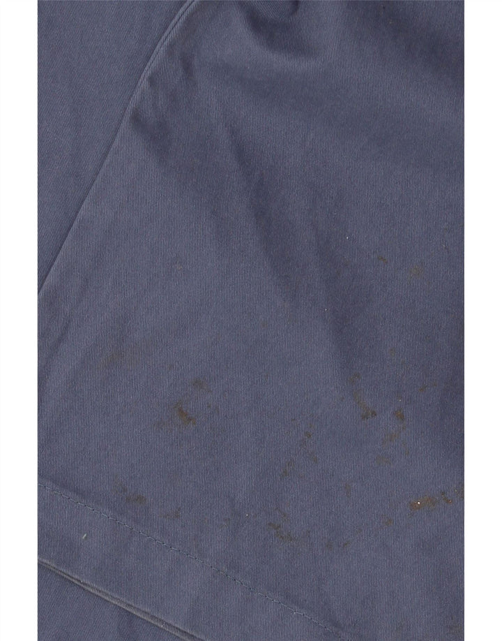 Marks & Spencer Mens Straight Chino Trousers W38 L33 Blue Cotton