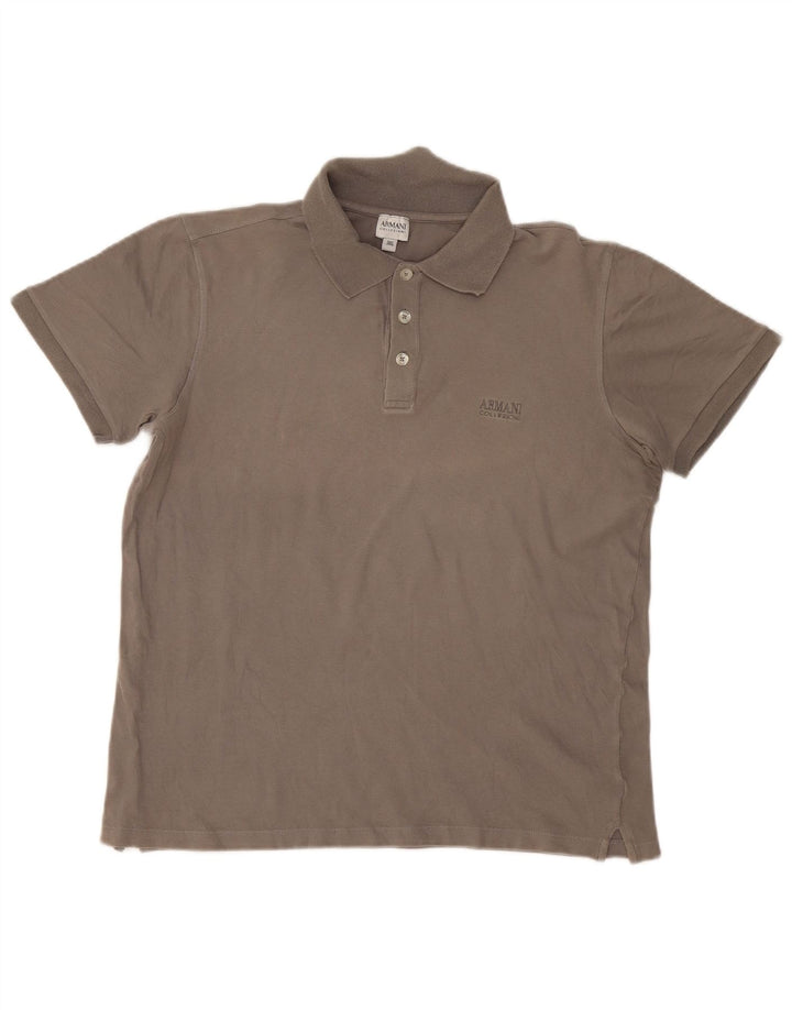 Armani Collezioni Mens Polo Shirt 3XL Grey