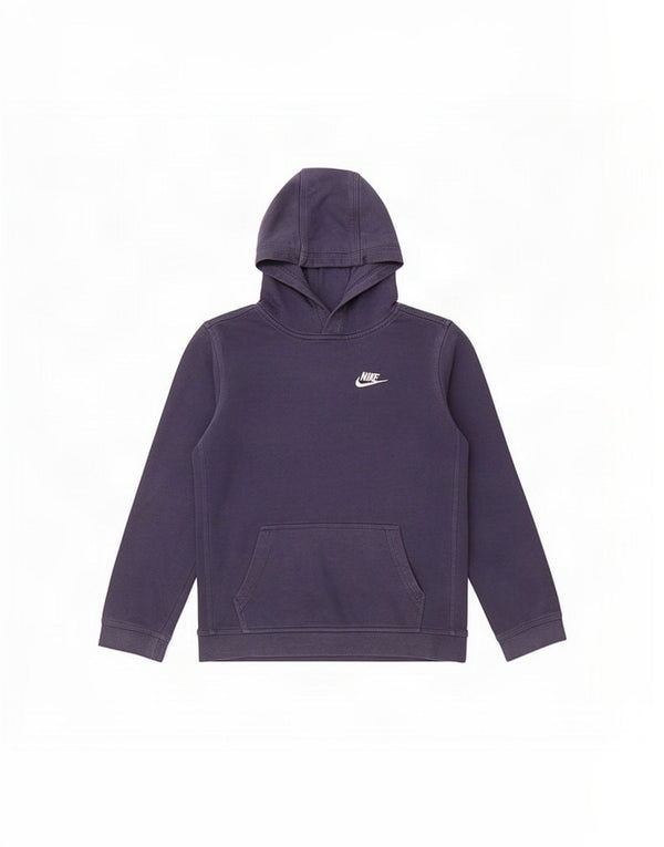Nike Boys Standard Fit Hoodie Jumper 13-14 Years XL Navy Blue Cotton