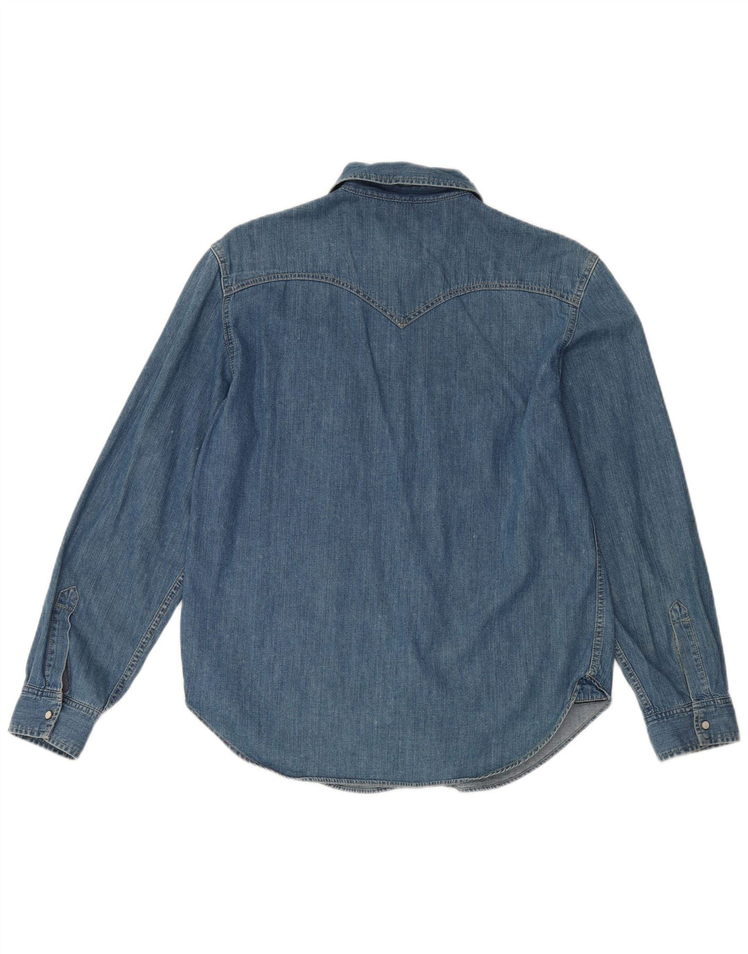 LEVI'S Mens Denim Shirt Large Blue Cotton