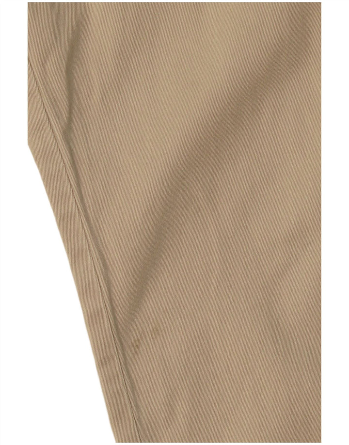 J. CREW Mens Straight Chino Trousers W33 L32 Beige Cotton