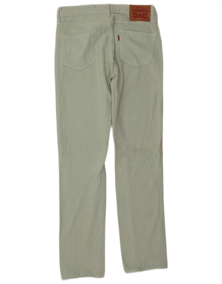 Levi's Mens 511 Slim Casual Trousers W30 L32 Green Cotton