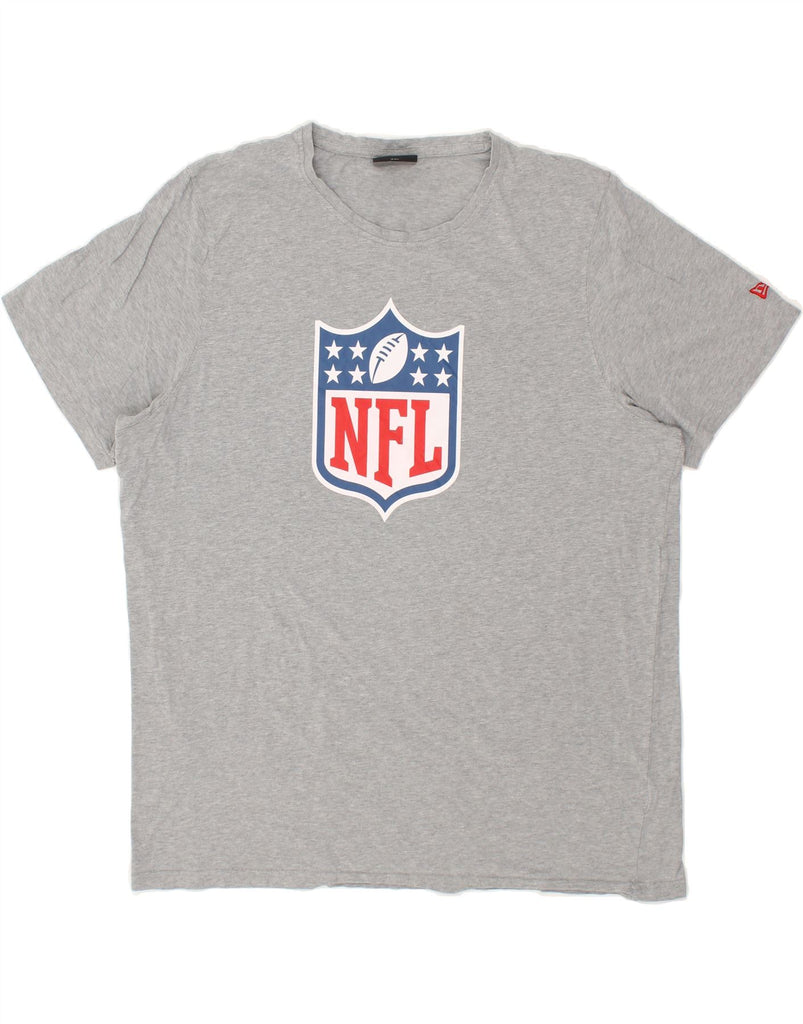 NFL Mens Graphic T-Shirt Top 3XL Grey Cotton | Vintage NFL | Thrift | Second-Hand NFL | Used Clothing | Messina Hembry 