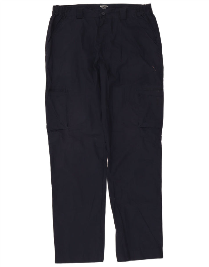 Mountain Warehouse Womens Straight Cargo Trousers W36 L34 Navy Blue