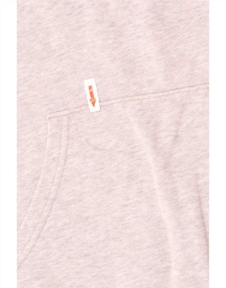 New Balance Mens Graphic Hoodie Jumper Medium Grey Cotton