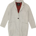 MAISON SCOTCH Womens Overcoat UK 14 Large Grey Polyester Vintage Maison Scotch and Second-Hand Maison Scotch from Messina Hembry 