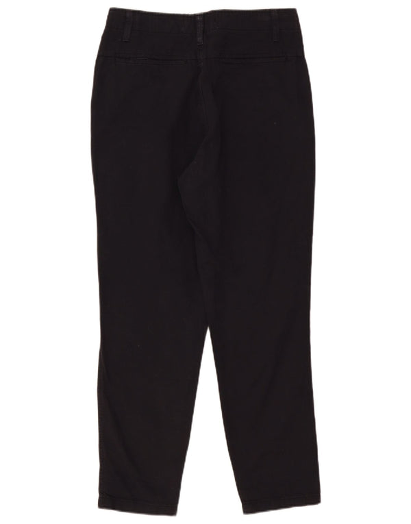 Zara Womens Slim Chino Trousers EU 36 Small W26 L27 Navy Blue Cotton