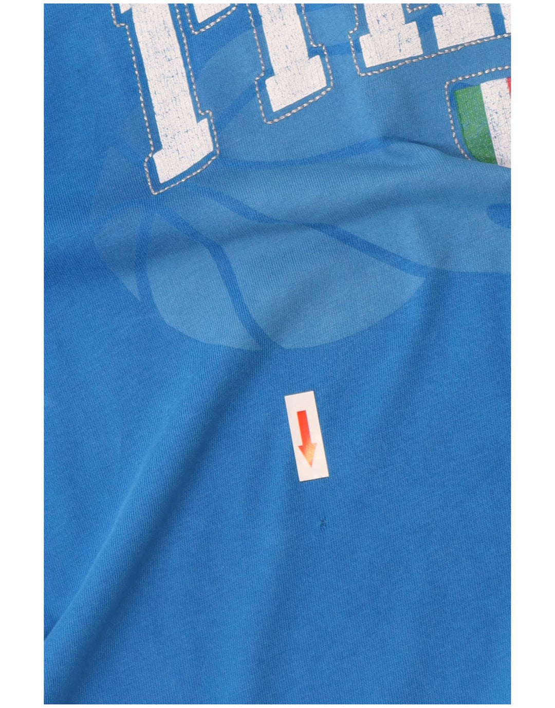 Champion Mens Italia Graphic T-Shirt Top 2XL Blue