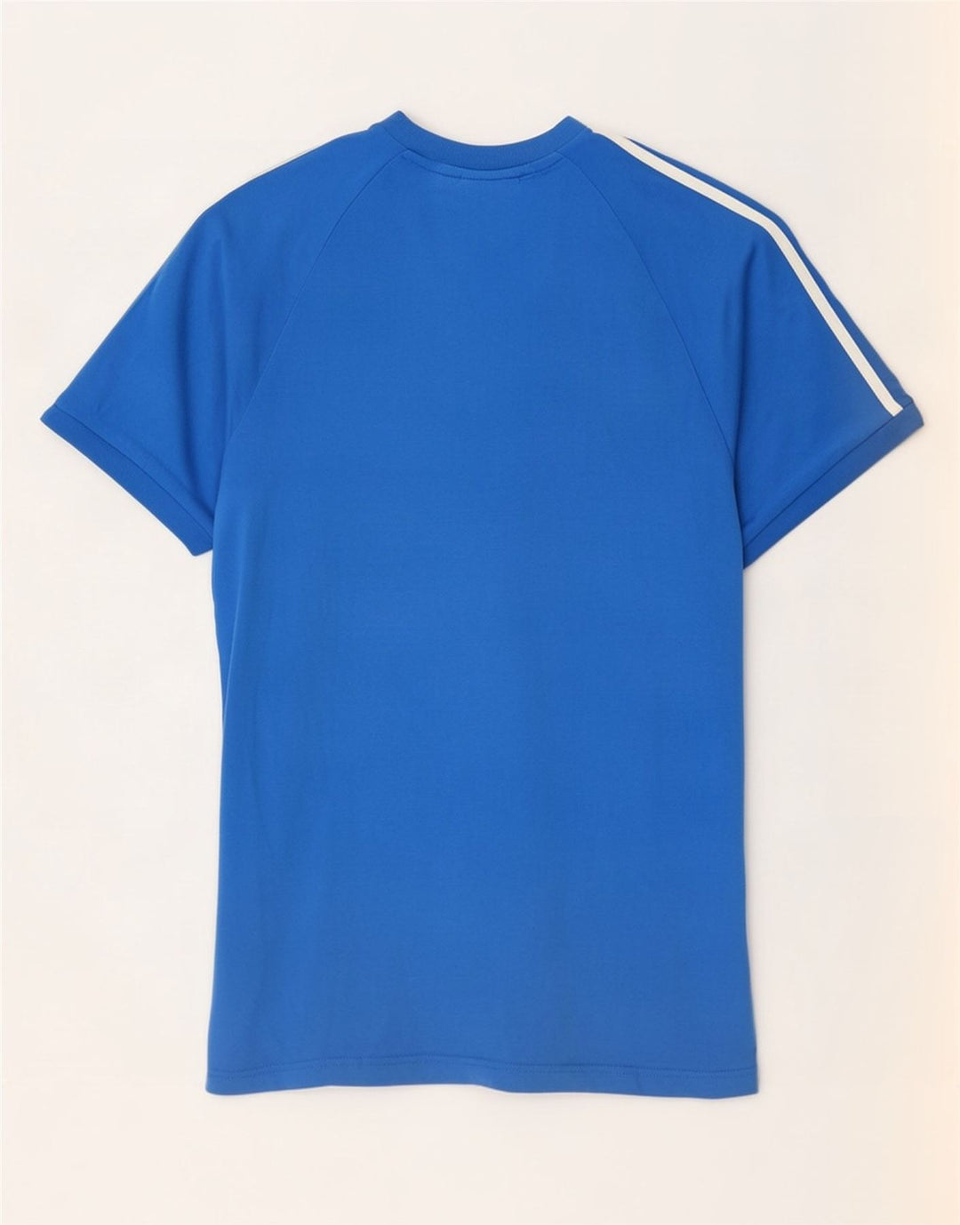 Adidas Mens T-Shirt Top Medium Blue Cotton