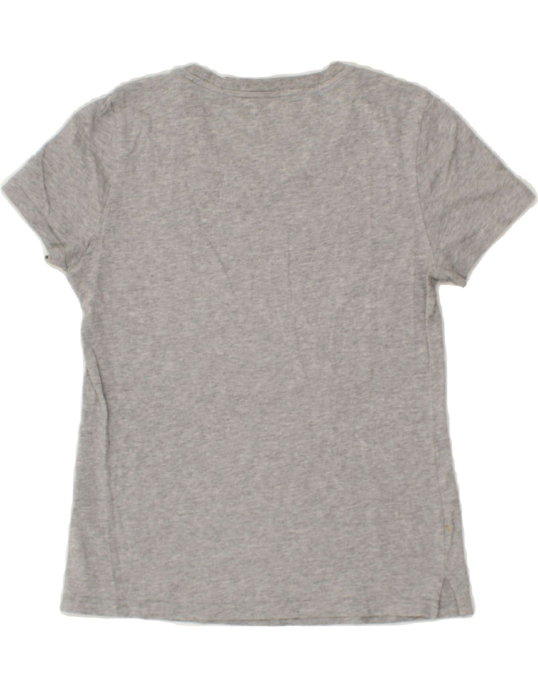 ADIDAS Womens Graphic T-Shirt Top UK 12 Medium Grey Cotton Vintage Adidas and Second-Hand Adidas from Messina Hembry 