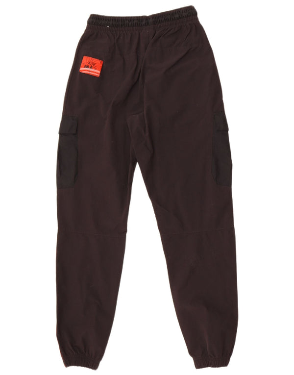 Nike Womens Graphic Cargo Tracksuit Trousers Joggers UK 10 Small Black