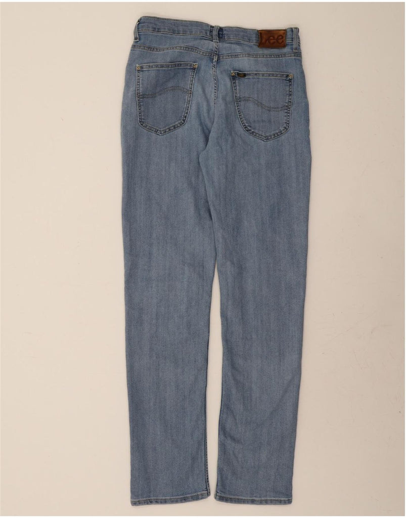 LEE Womens Brooklyn Straight Jeans W34 L34 Blue Cotton Vintage Lee and Second-Hand Lee from Messina Hembry 