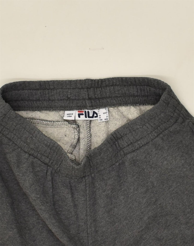 FILA Mens Tracksuit Trousers Joggers Large Grey Cotton | Vintage Fila | Thrift | Second-Hand Fila | Used Clothing | Messina Hembry 