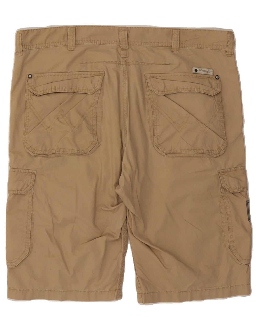 WRANGLER Womens Cargo Shorts W38 XL Beige Cotton Vintage Wrangler and Second-Hand Wrangler from Messina Hembry 