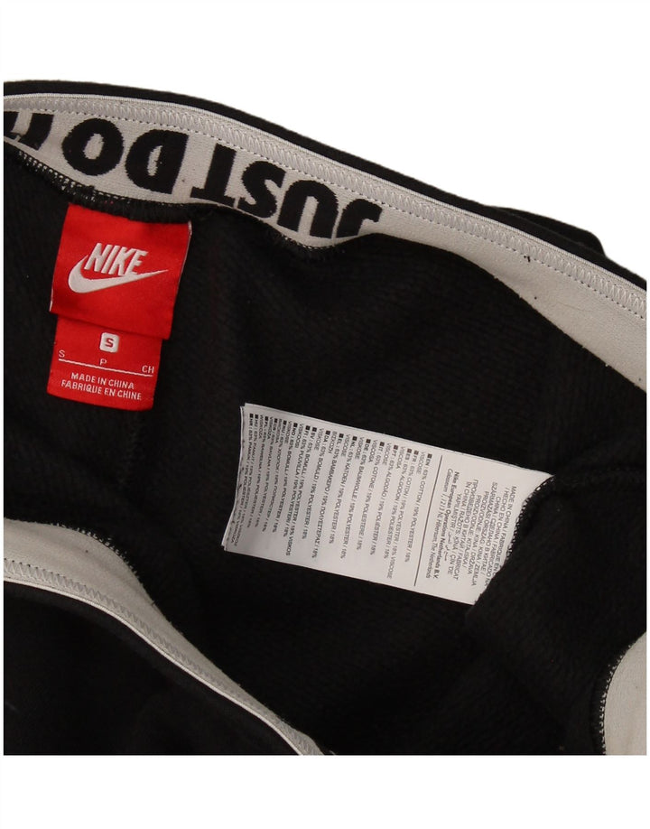 Nike Womens Tracksuit Trousers Joggers Small Black Cotton