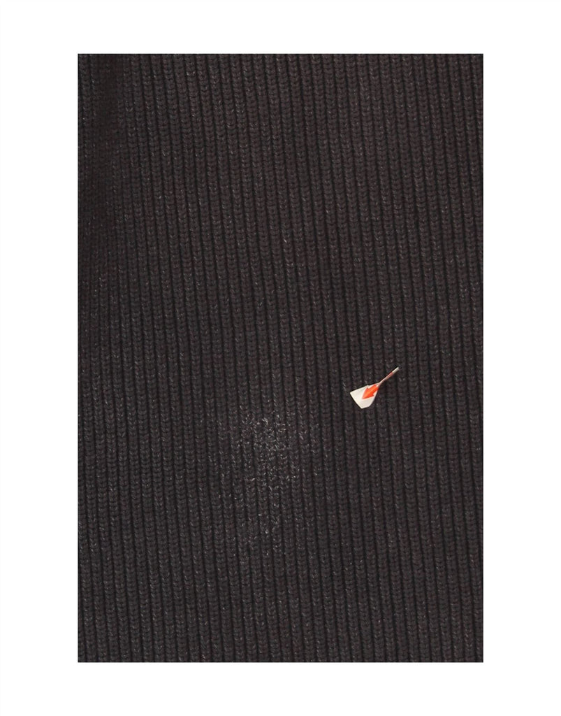 NAPAPIJRI Mens Zip Neck Jumper Sweater XL Navy Blue Cotton Vintage Napapijri and Second-Hand Napapijri from Messina Hembry 